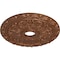 Ekena Millwork Spring Leaf Medallion (Canopies up to 5 5/8"), 19 7/8"OD x 3 5/8"ID x 1 1/4"P, Polished Copper CM19SPPOS - alternate 2
